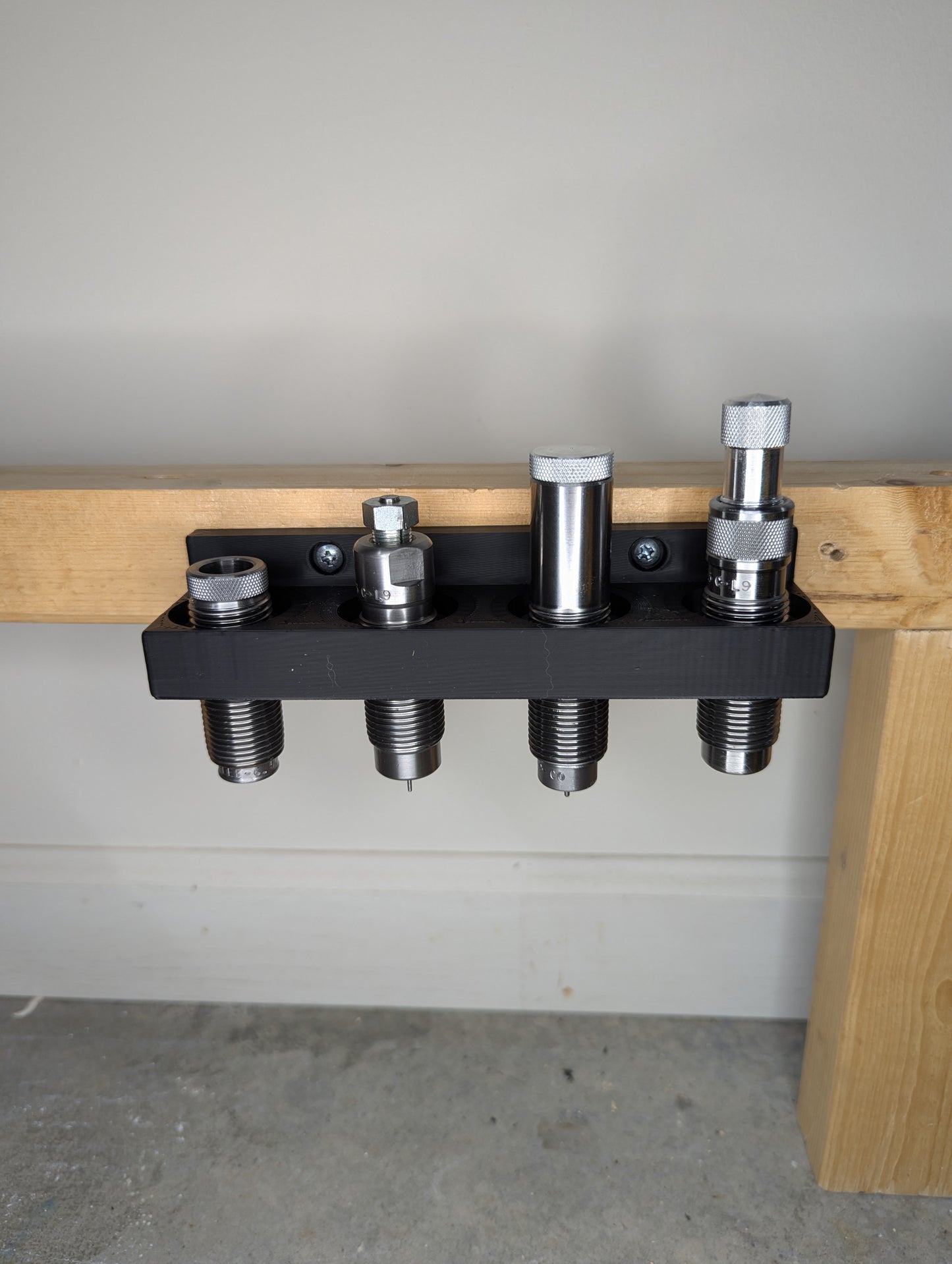 Reloading Die Set Mount - Wall | Reloading Holder Storage Rack