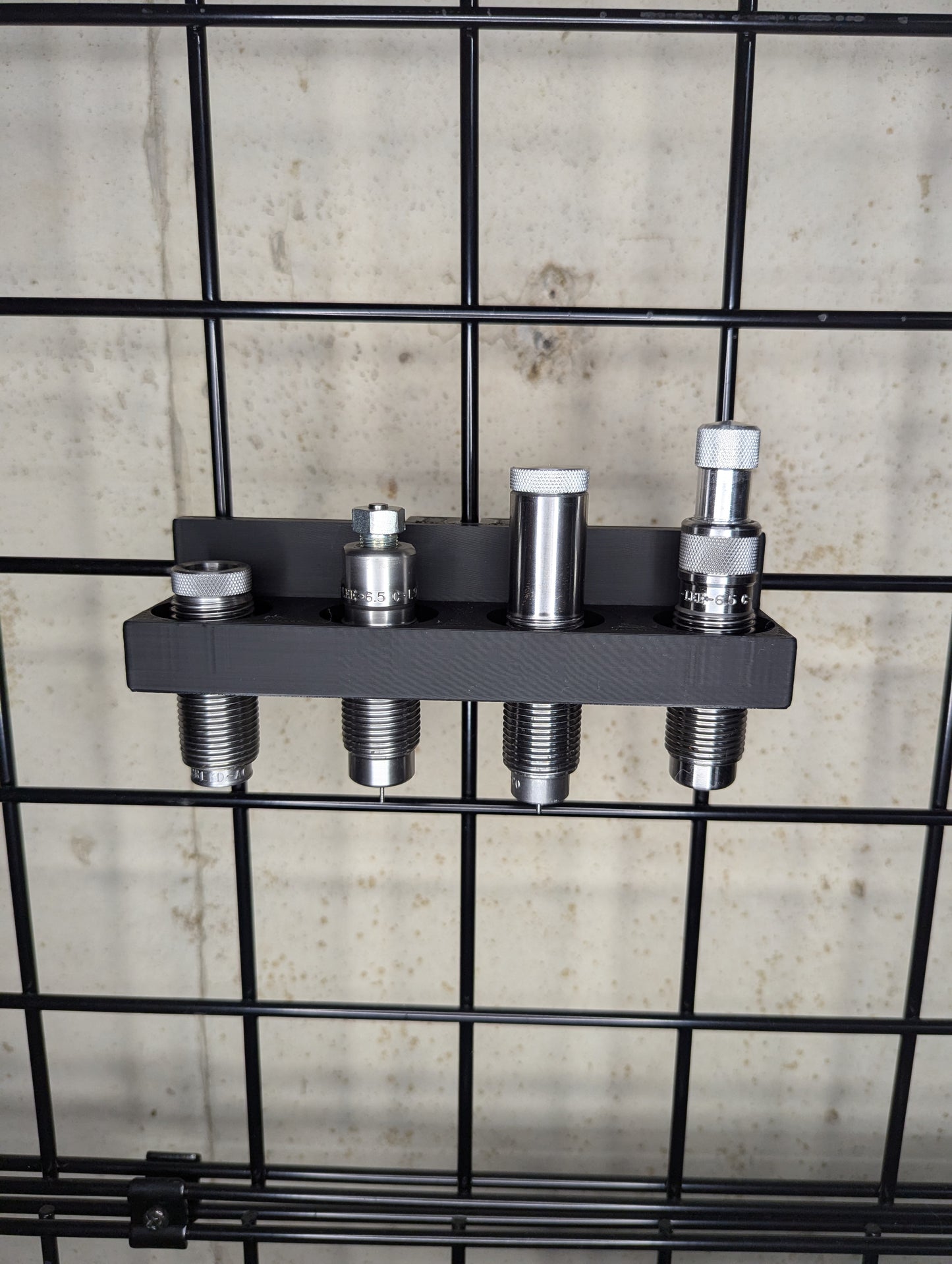 Reloading Die Set Mount - Gridwall | Reloading Holder Storage Rack