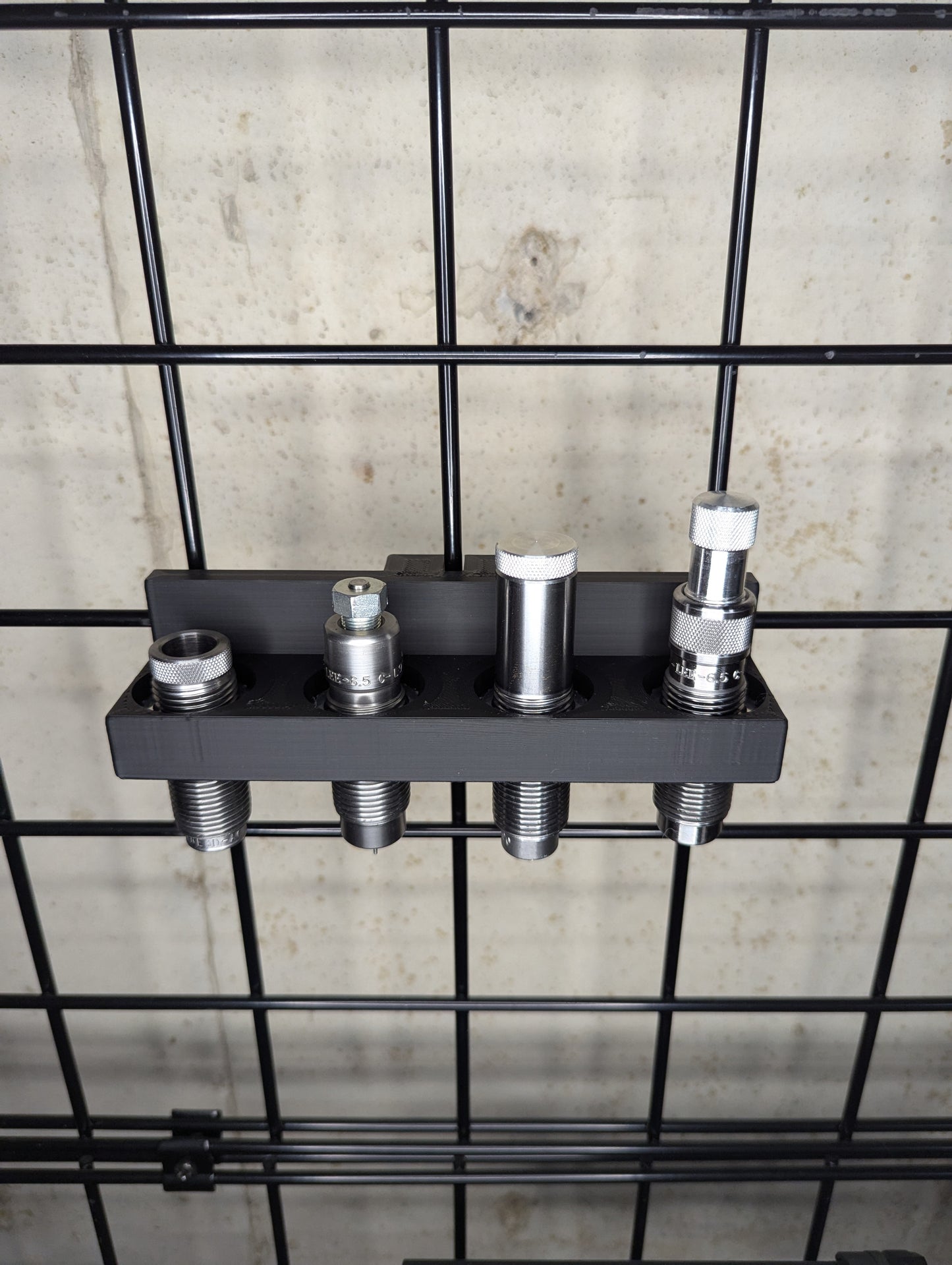 Reloading Die Set Mount - Gridwall | Reloading Holder Storage Rack