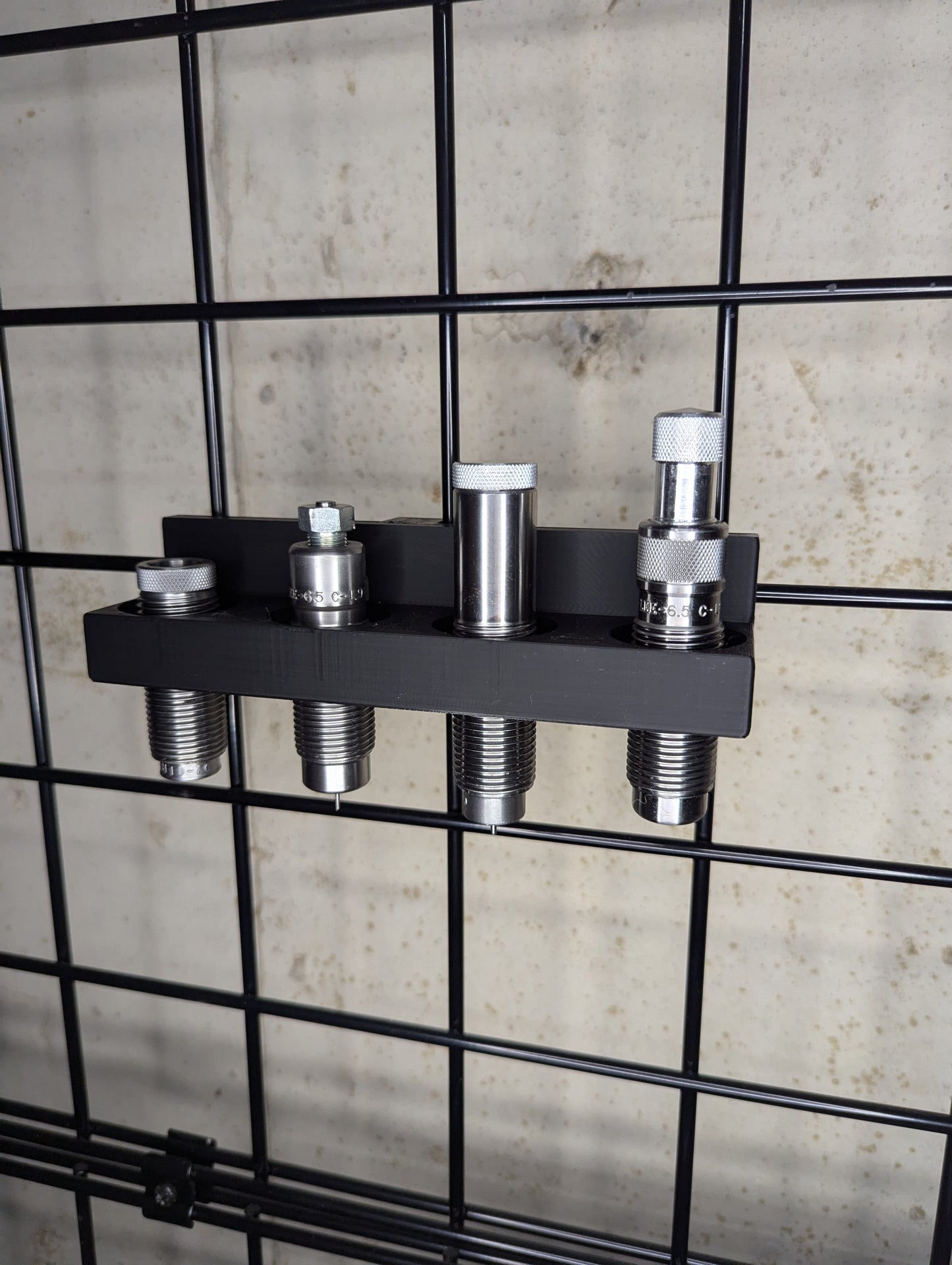 Reloading Die Set Mount - Gridwall | Reloading Holder Storage Rack