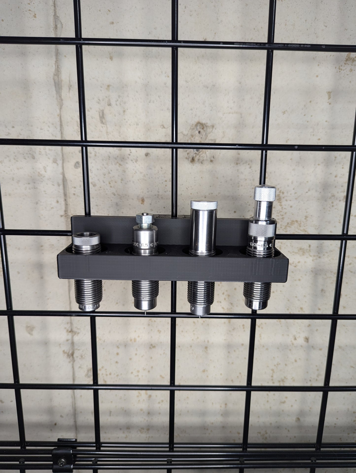 Reloading Die Set Mount - Gridwall | Reloading Holder Storage Rack