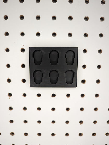 Shell Holder Mount - Pegboard / IKEA Skadis / Wall Control / Vaultek | Reloading Holder Storage Rack