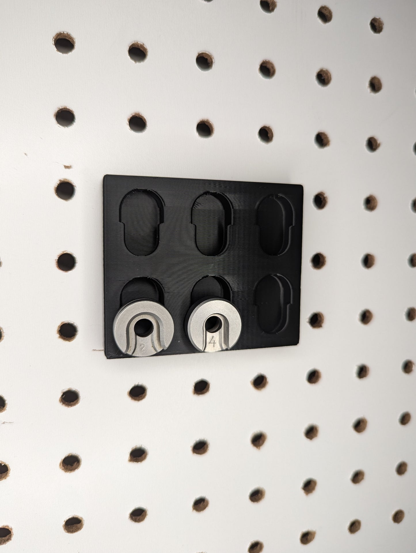 Shell Holder Mount - Pegboard / IKEA Skadis / Wall Control / Vaultek | Reloading Holder Storage Rack