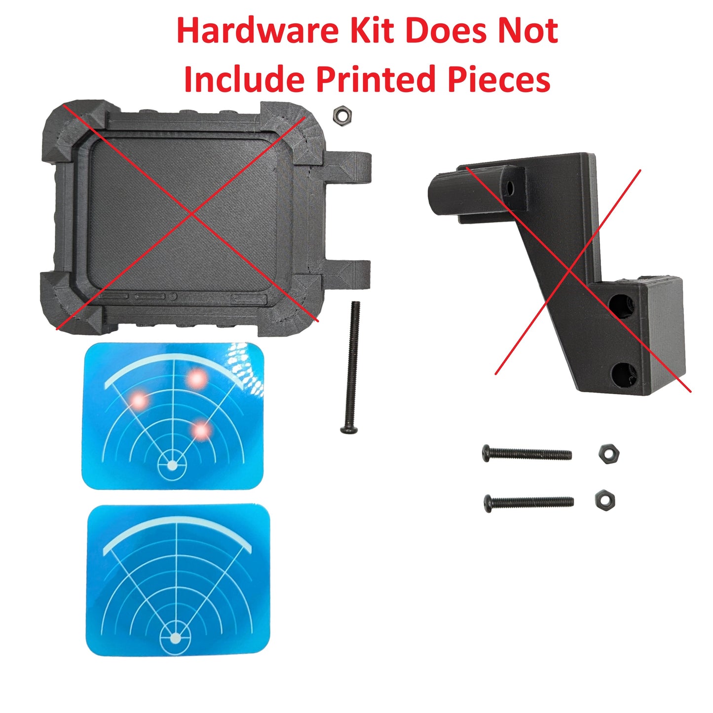 Prop Life Radar Attachment with Stickers (Hardware Kit Only)