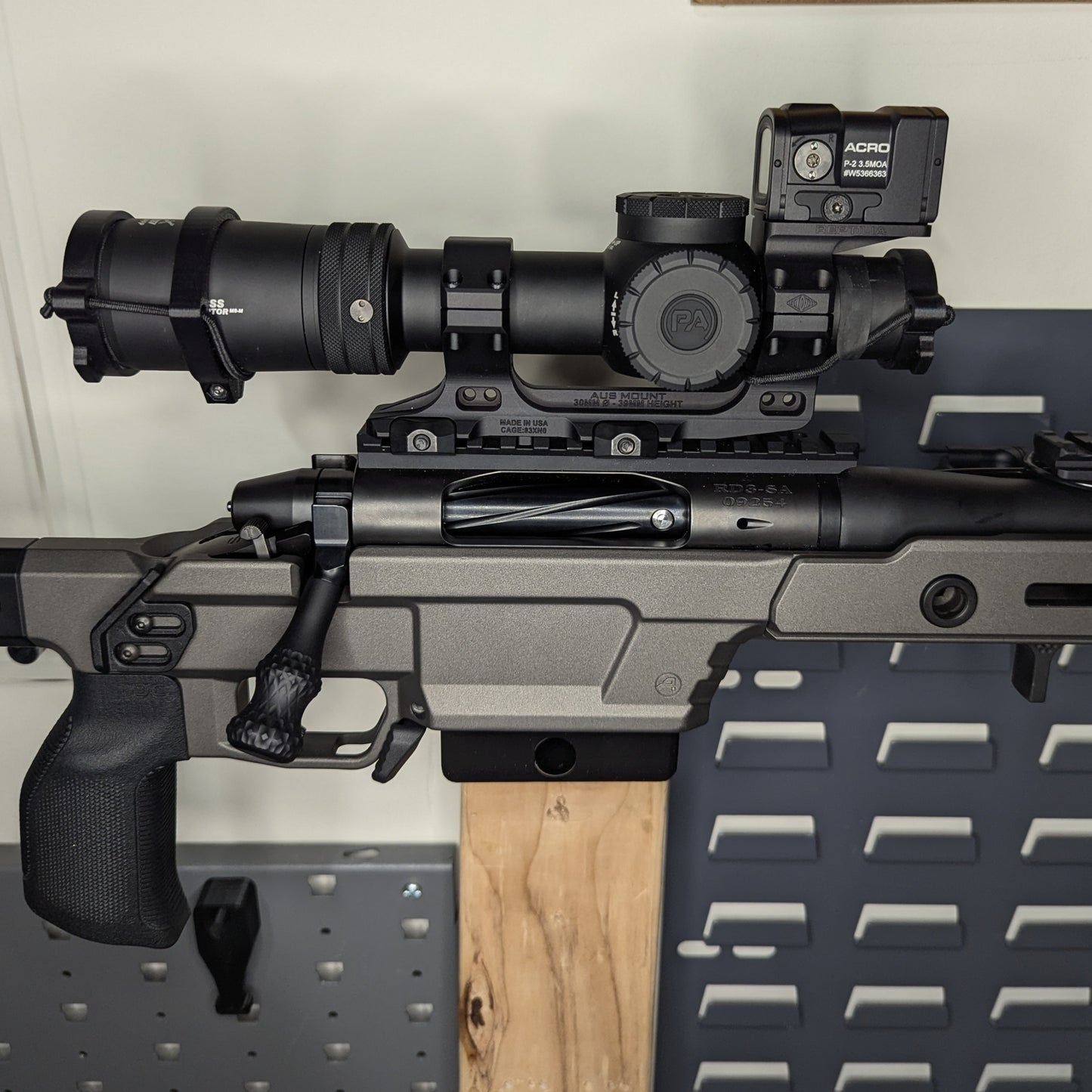 Magwell Mount for AICS SA (Aero Solus) - Wall | Rifle Holder Storage Rack