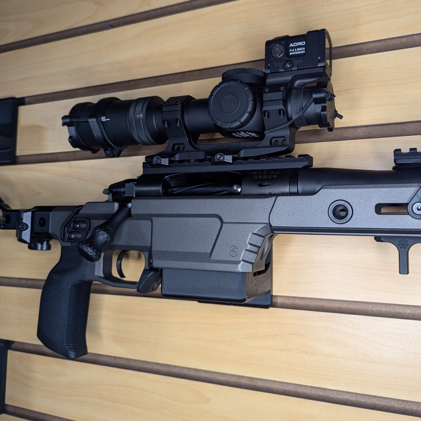 Magwell Mount for AICS SA (Aero Solus) - Slatwall | Rifle Holder Storage Rack