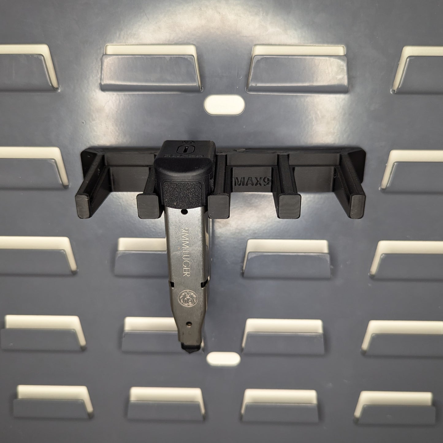 Mount for Ruger MAX-9 9mm Mags - SecureIt / Akro-Mils | Magazine Holder Storage Rack