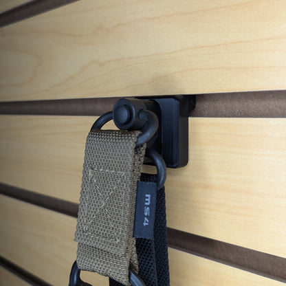 QD Cup Sling Mount - Slatwall | Gear Holder Storage Rack