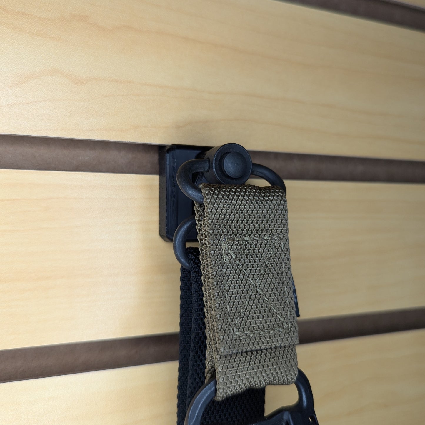 QD Cup Sling Mount - Slatwall | Gear Holder Storage Rack