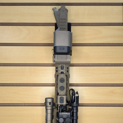 AR 15 Upper Receiver Vertical Insert Mount - Slatwall | Rifle Holder Storage Rack