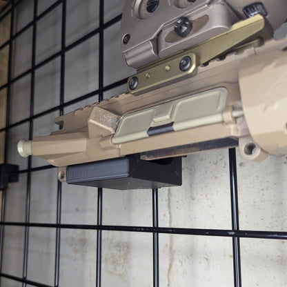 AR 15 Upper Receiver Horizontal Insert Mount - Gridwall | Rifle Holder Storage Rack