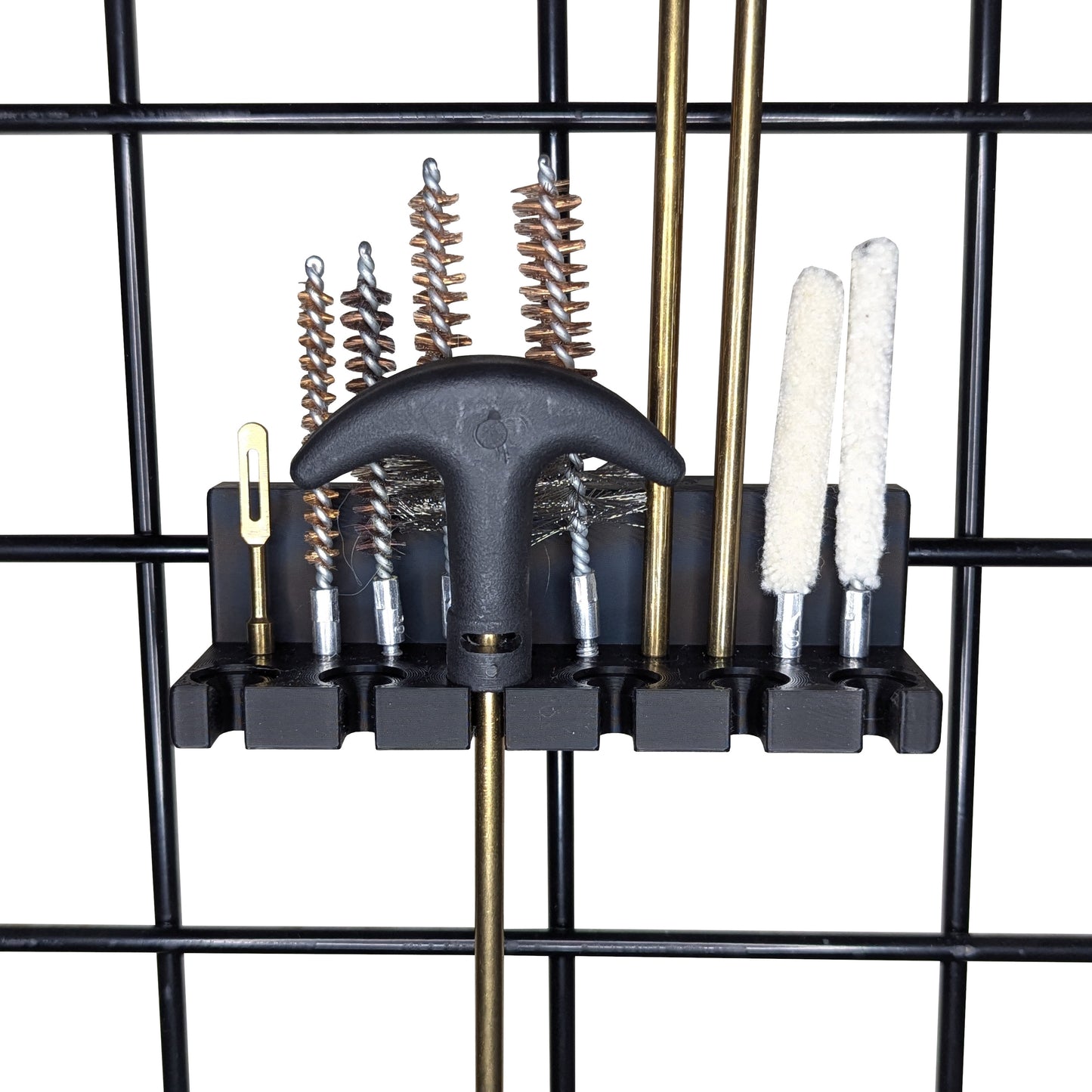 Cleaning Rod and Brush Mount - Gridwall | Reloading Holder Storage Rack