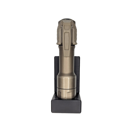 Flashlight Vertical Display Mount - Magnetic | Gear Holder Storage Rack