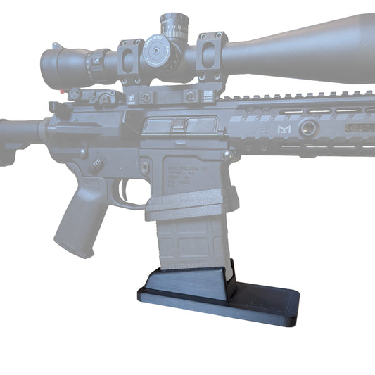 Display Stand for AR10 / M110 / SR25 (Pmag LR/SR Gen M3) | Rifle Holder Storage Rack