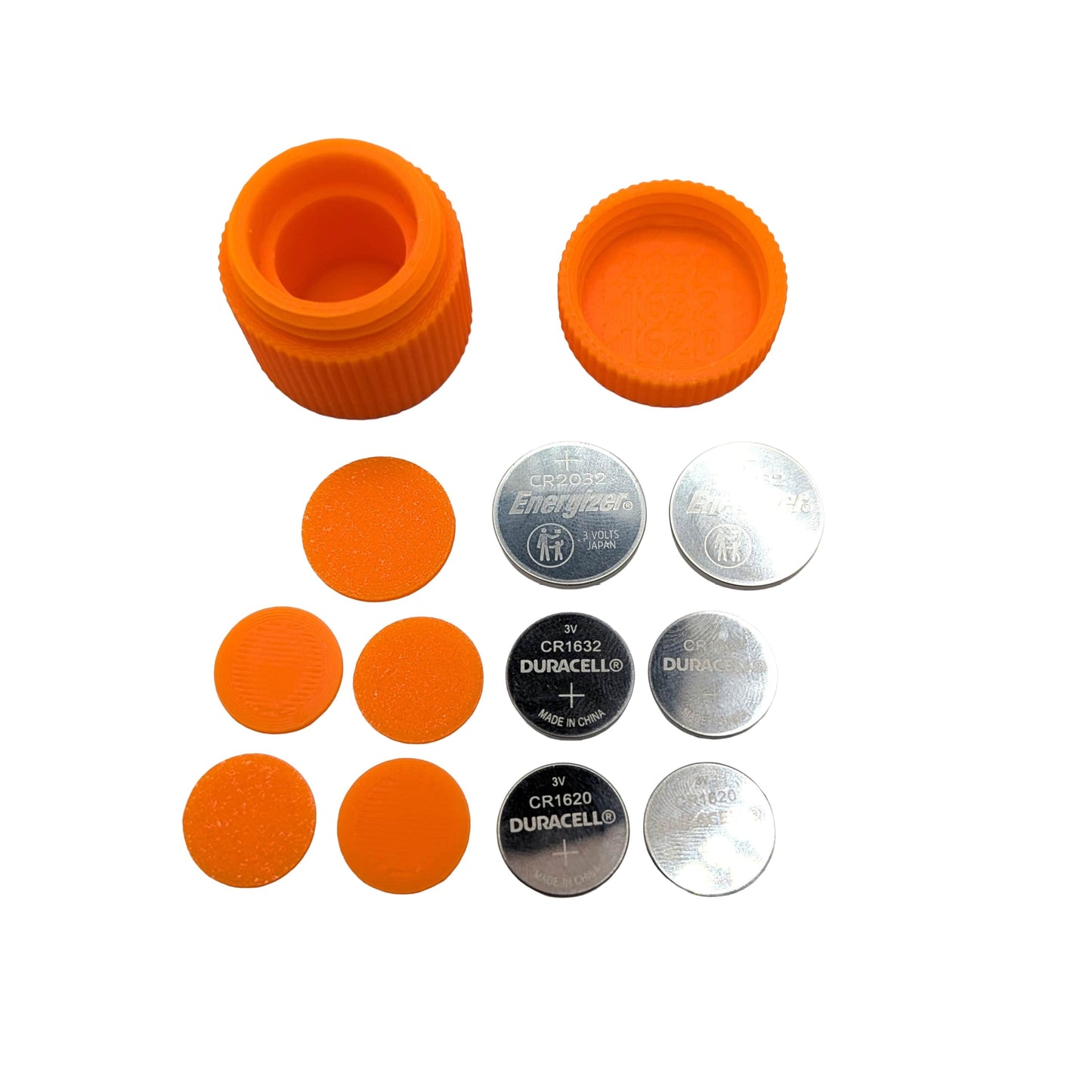 Battery Case for Coin Cell Batteries - CR2032 / CR1632 / CR1620