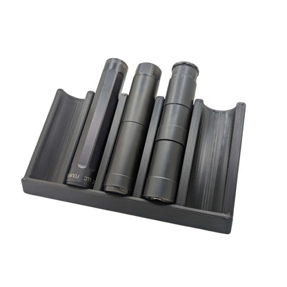 Angled Silencer Display Rack / Shelf  | Suppressor Holder Storage Rack