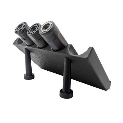Angled Silencer Display Rack / Shelf  | Suppressor Holder Storage Rack