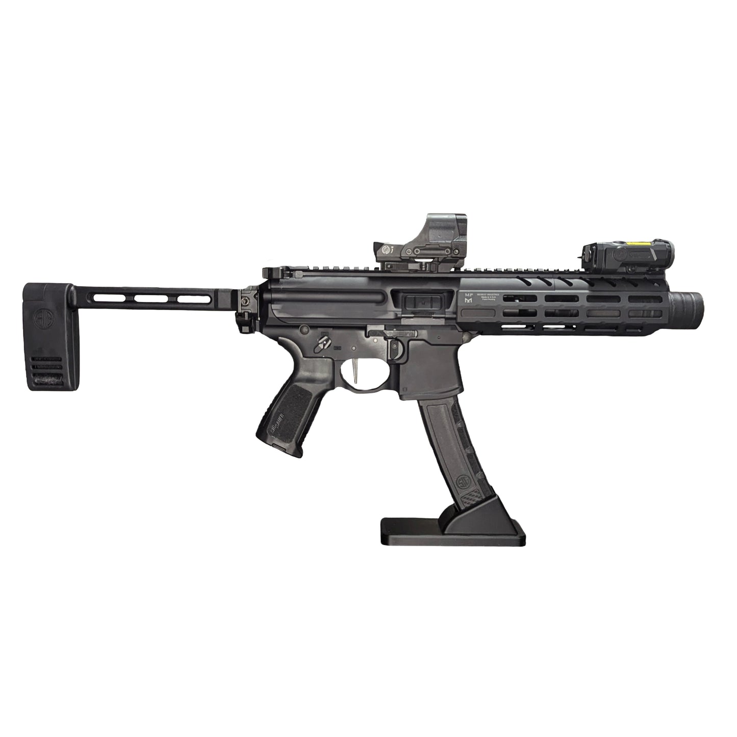 Display Stand for Sig MPX 9mm (35-Round Thril Mag) | Rifle Holder Storage Rack