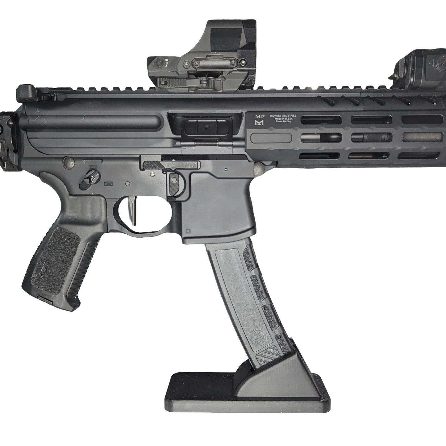 Display Stand for Sig MPX 9mm (35-Round Thril Mag) | Rifle Holder Storage Rack