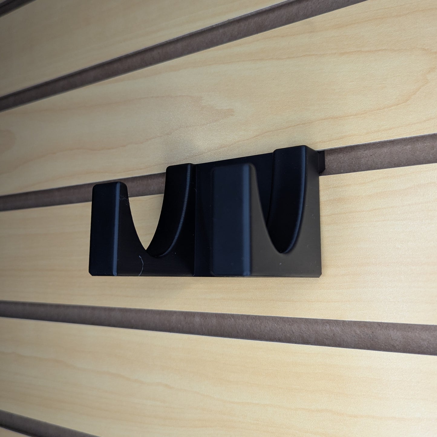 Universal Pistol Mount - Cradle Version - Slatwall | Handgun Holder Storage Rack