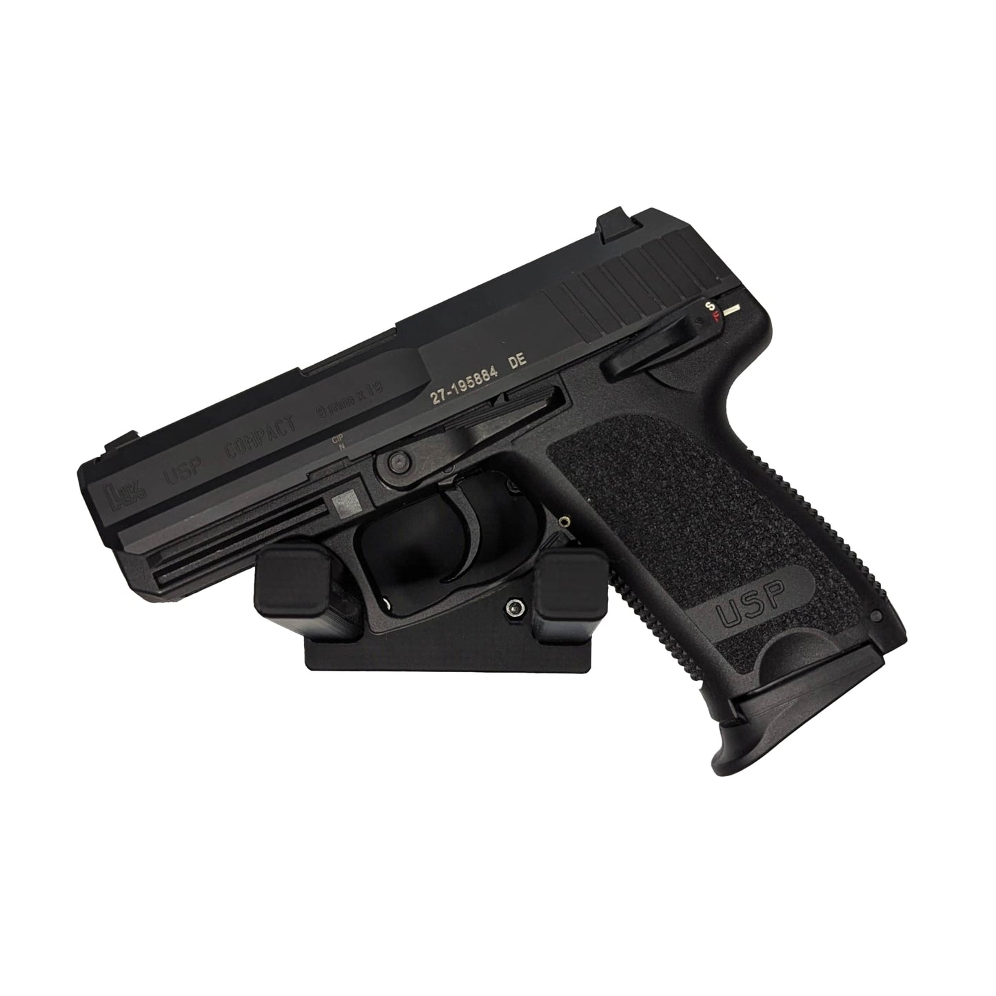 Universal Pistol Mount - Bar Version - Magnet | Handgun Holder Storage Rack
