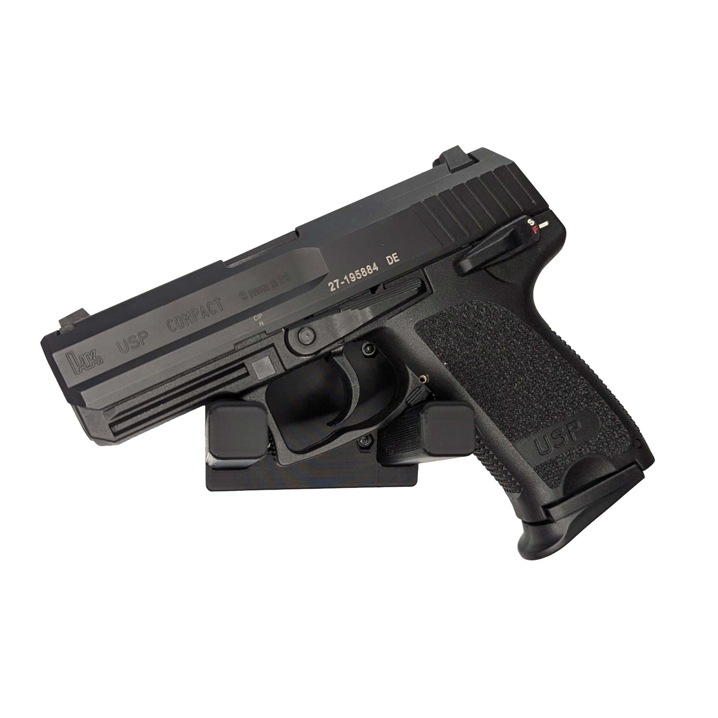 Universal Pistol Mount - Bar Version - Magnet | Handgun Holder Storage Rack