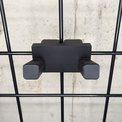Universal Pistol Mount - Bar Version - Gridwall | Handgun Holder Storage Rack