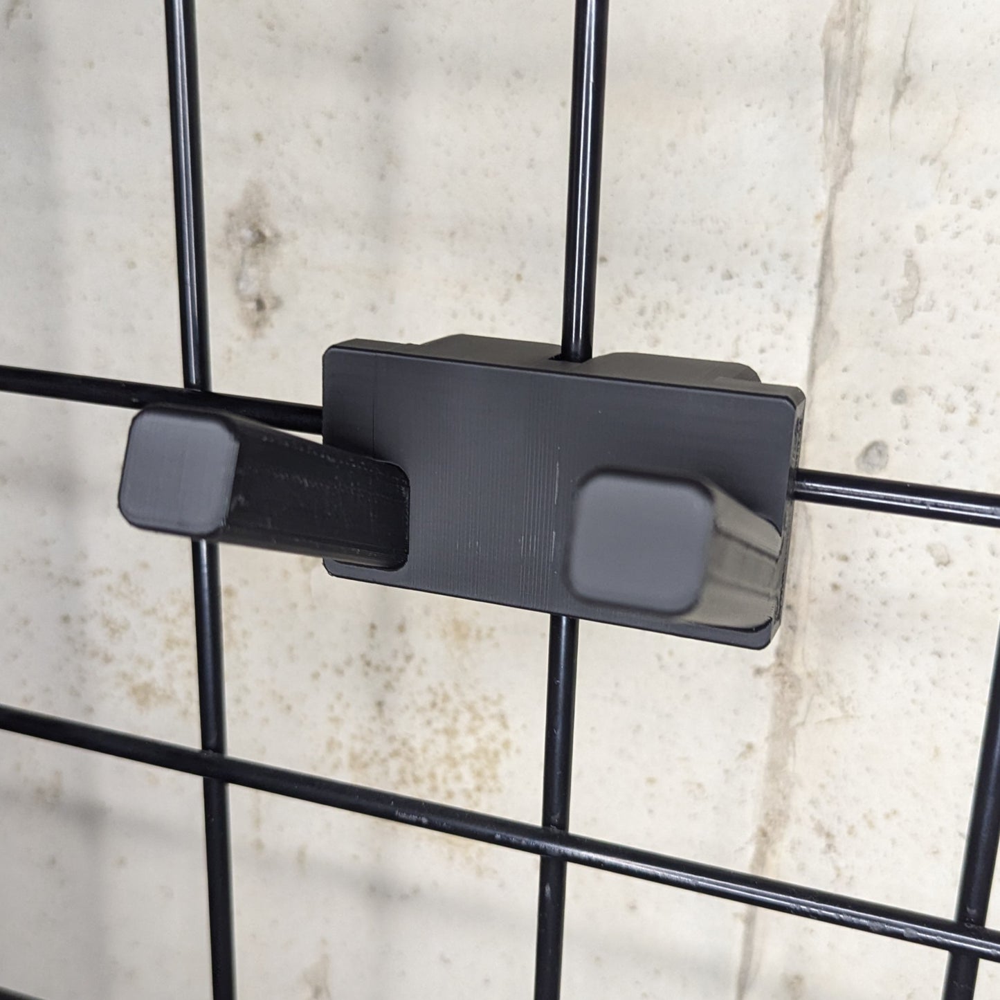 Universal Pistol Mount - Bar Version - Gridwall | Handgun Holder Storage Rack