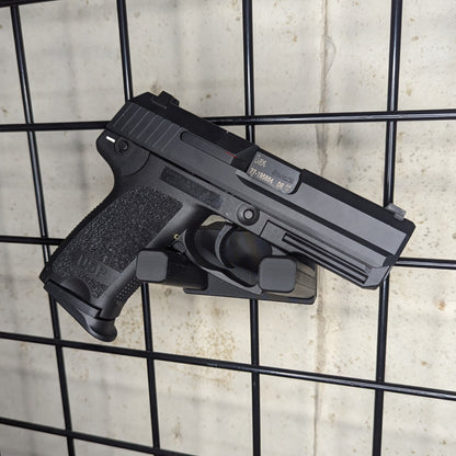 Universal Pistol Mount - Bar Version - Gridwall | Handgun Holder Storage Rack