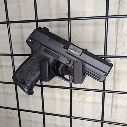 Universal Pistol Mount - Cradle Version - Gridwall | Handgun Holder Storage Rack