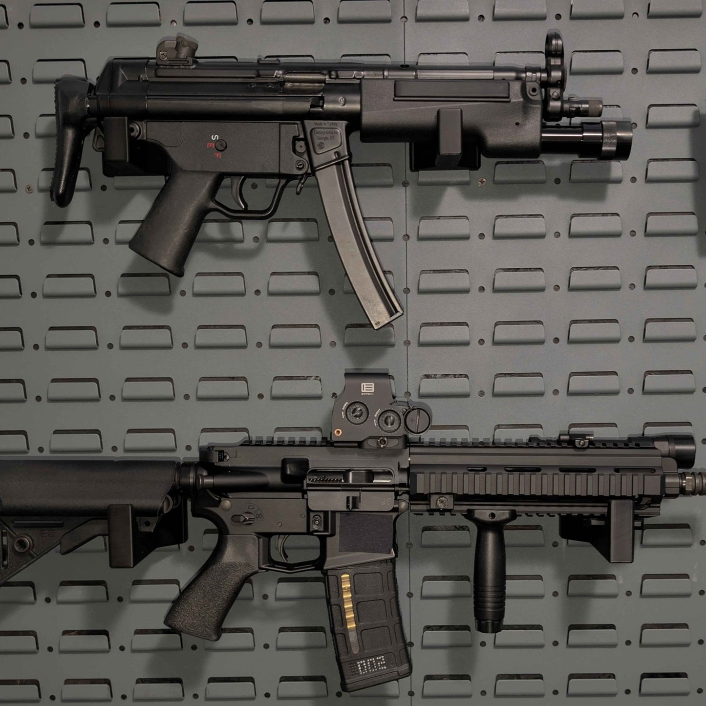 Universal Horizontal Gun Mount for SecureIt / Akro-Mils | Rifle Holder Storage Rack