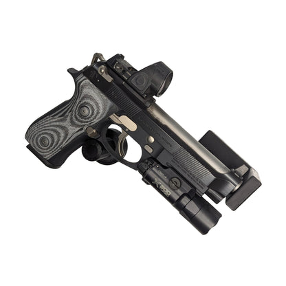Universal Pistol / Silencer Mount - Magnetic | Handgun Holder Storage Rack
