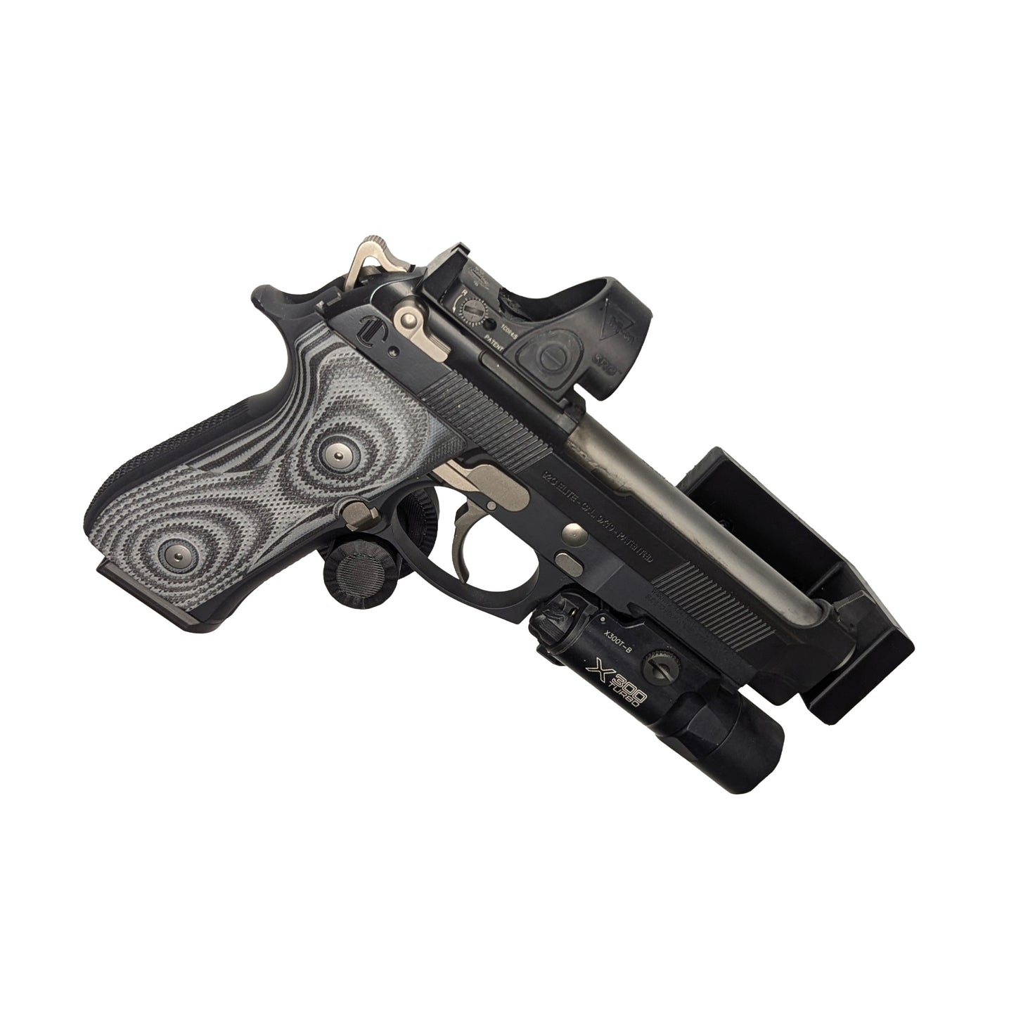Universal Pistol / Silencer Mount - Magnetic | Handgun Holder Storage Rack