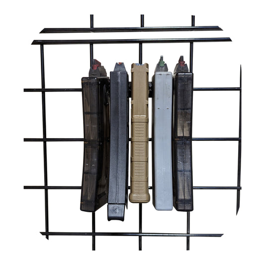 Mount for AR 15 Pattern Mags - Gridwall | Magazine Holder Storage Rack
