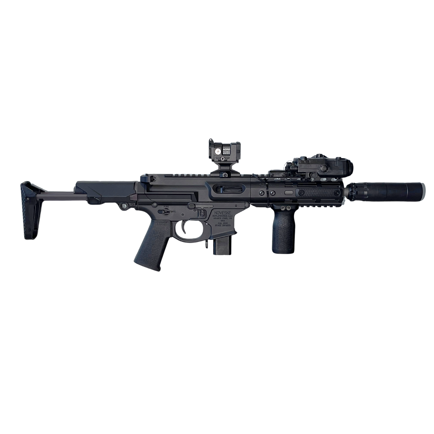 AR 9 Magwell Mount  - Slatwall | Rifle Holder Storage Rack