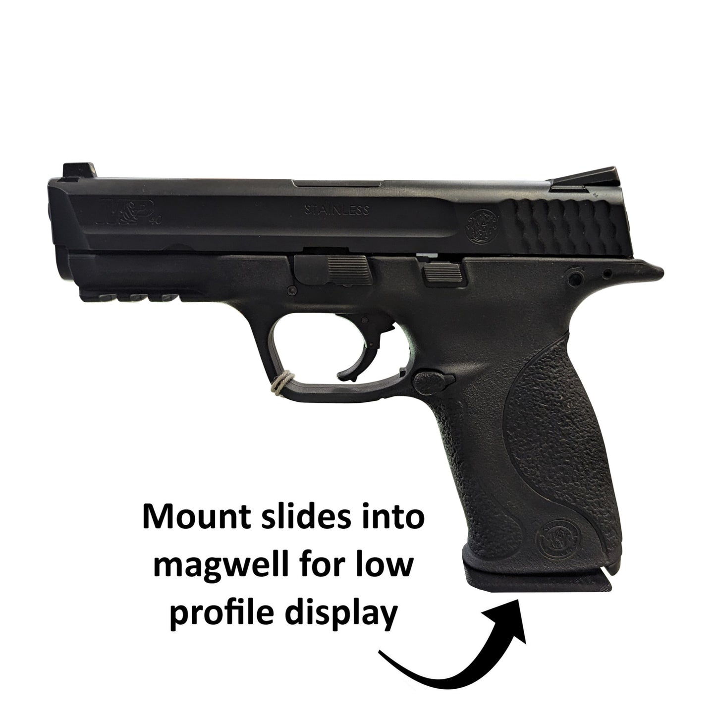 Magwell Mount for S&W M&P 40 - Wall | Handgun Holder Storage Rack