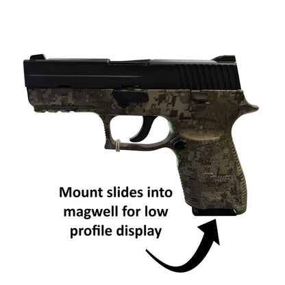 Magwell Mount for Sig P250 - Wall | Handgun Holder Storage Rack