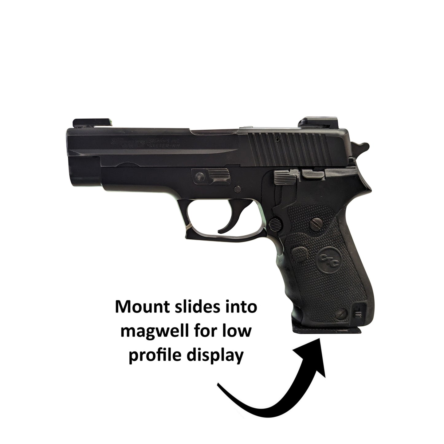 Magwell Mount for Sig P220 - Wall | Handgun Holder Storage Rack