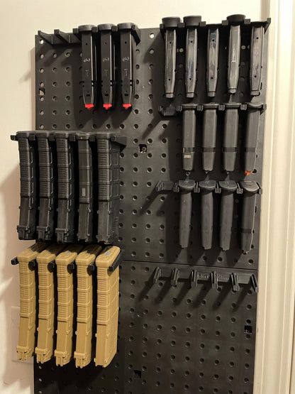 Mount for CZ P07/P09/P10 Mags - Pegboard / IKEA Skadis / Wall Control / Vaultek | Magazine Holder Storage Rack