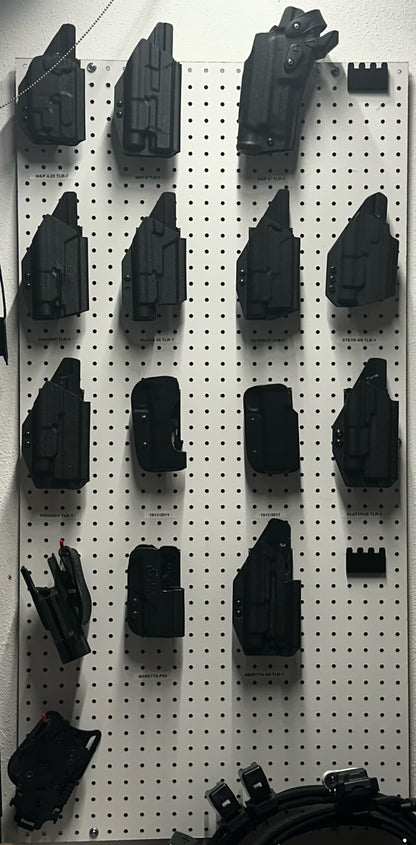 Slip-On Mount for Safariland QLS - Pegboard / IKEA Skadis / Wall Control / Vaultek | Handgun Holder Storage Rack