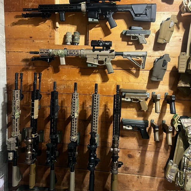 AR 15 Magwell Mount - Wall | Rifle Holder Storage Rack