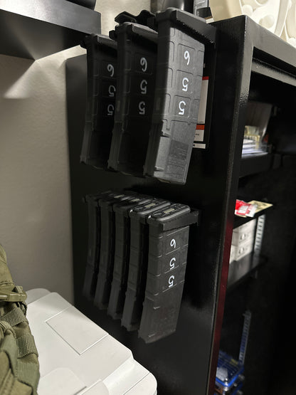 Mount for AR 15 Pmag Mags - Magnetic | Magazine Holder Storage Rack