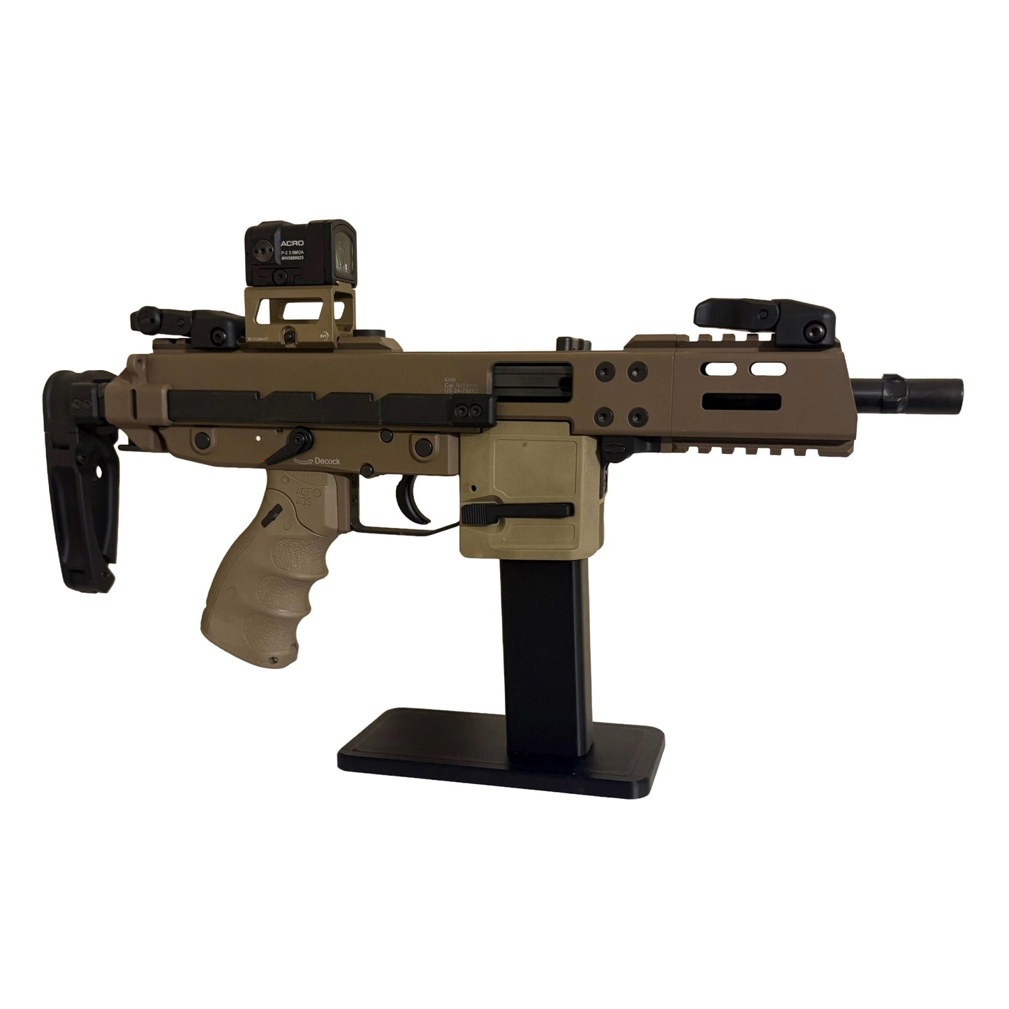 Display Stand for B&T KH9 9mm  | Rifle Holder Storage Rack