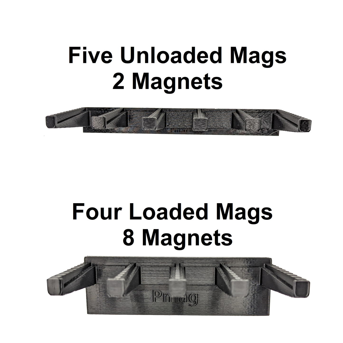 Mount for AR 15 Pmag Mags - Magnetic | Magazine Holder Storage Rack