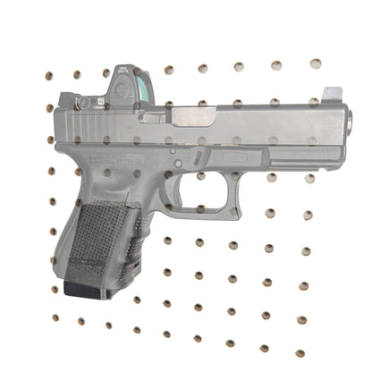 Magwell Mount for Glock 9mm/40/357 - Pegboard / IKEA Skadis / Wall Control / Vaultek | Handgun Holder Storage Rack