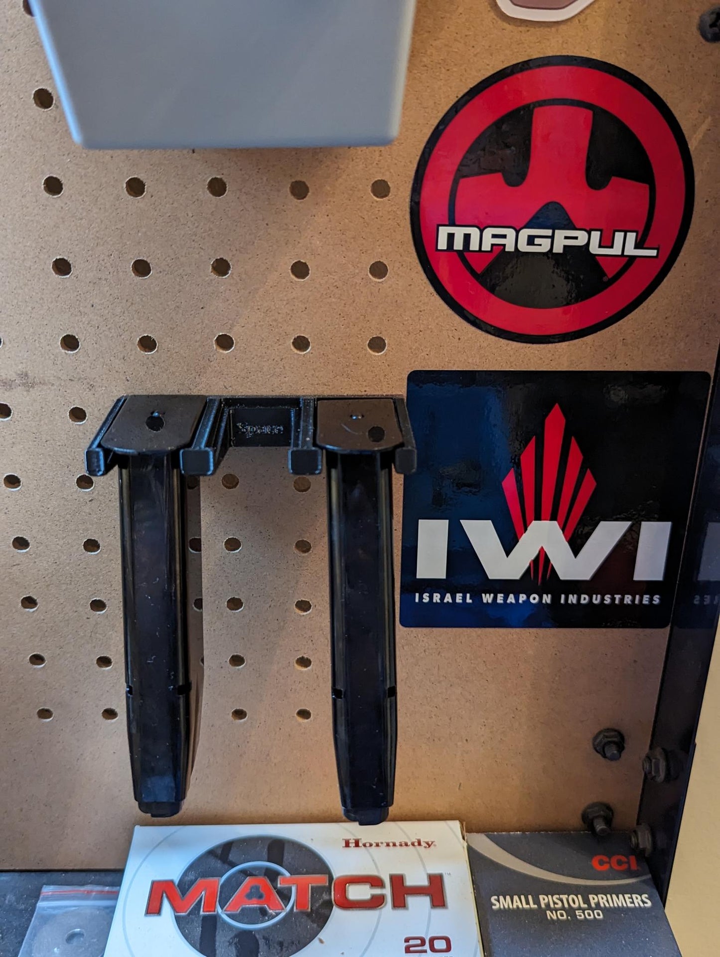 Mount for CZ 75/85/P01/PCR/SP-01/Shadow/Kadet Mags - Pegboard / IKEA Skadis / Wall Control / Vaultek | Magazine Holder Storage Rack