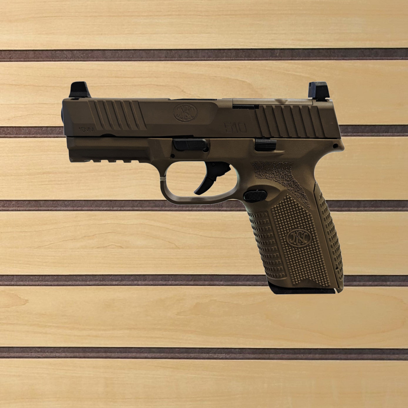 Magwell Mount for FN 510 - Slatwall | Handgun Holder Storage Rack