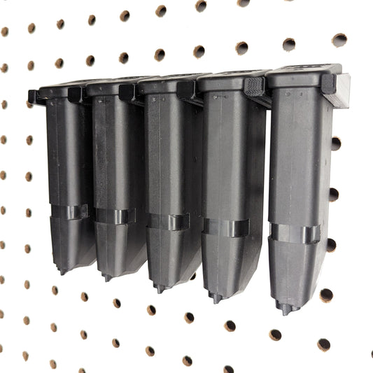Mount for Glock 9mm/357/40 Mags - Pegboard / IKEA Skadis / Wall Control / Vaultek | Magazine Holder Storage Rack