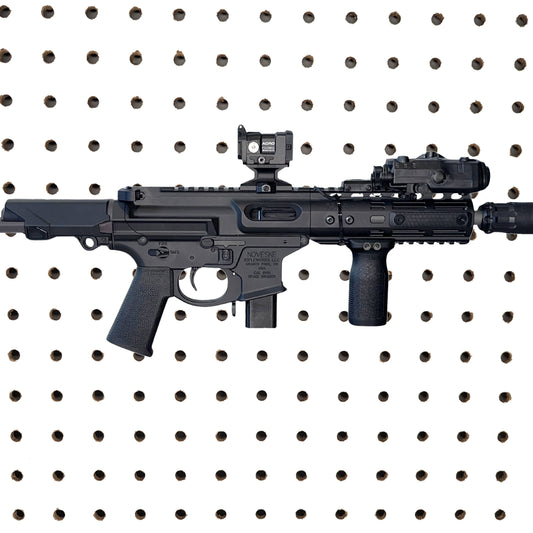 AR 9 Magwell Mount - Pegboard / IKEA Skadis / Wall Control / Vaultek | Rifle Holder Storage Rack