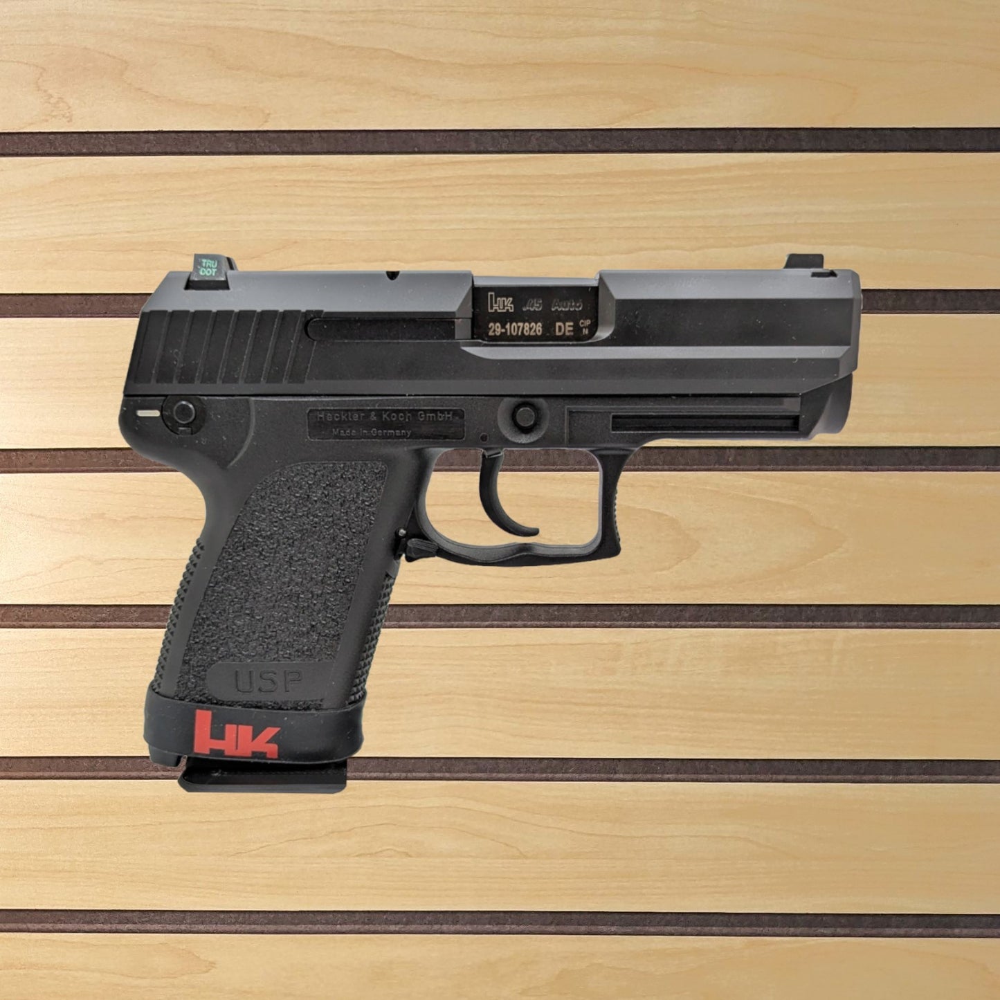 Magwell Mount for HK USP 45 Compact - Slatwall | Handgun Holder Storage Rack